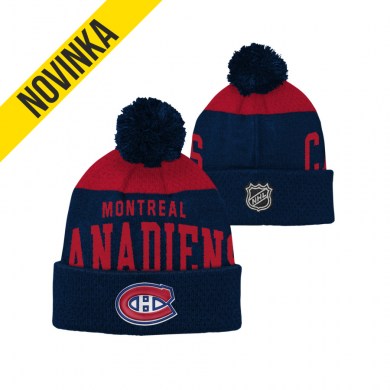 NHL, Zimná, čiapka, STETCHARK, KNIT, MONTREAL, CANADIENS, JR